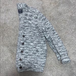 Grey & White cardigan
